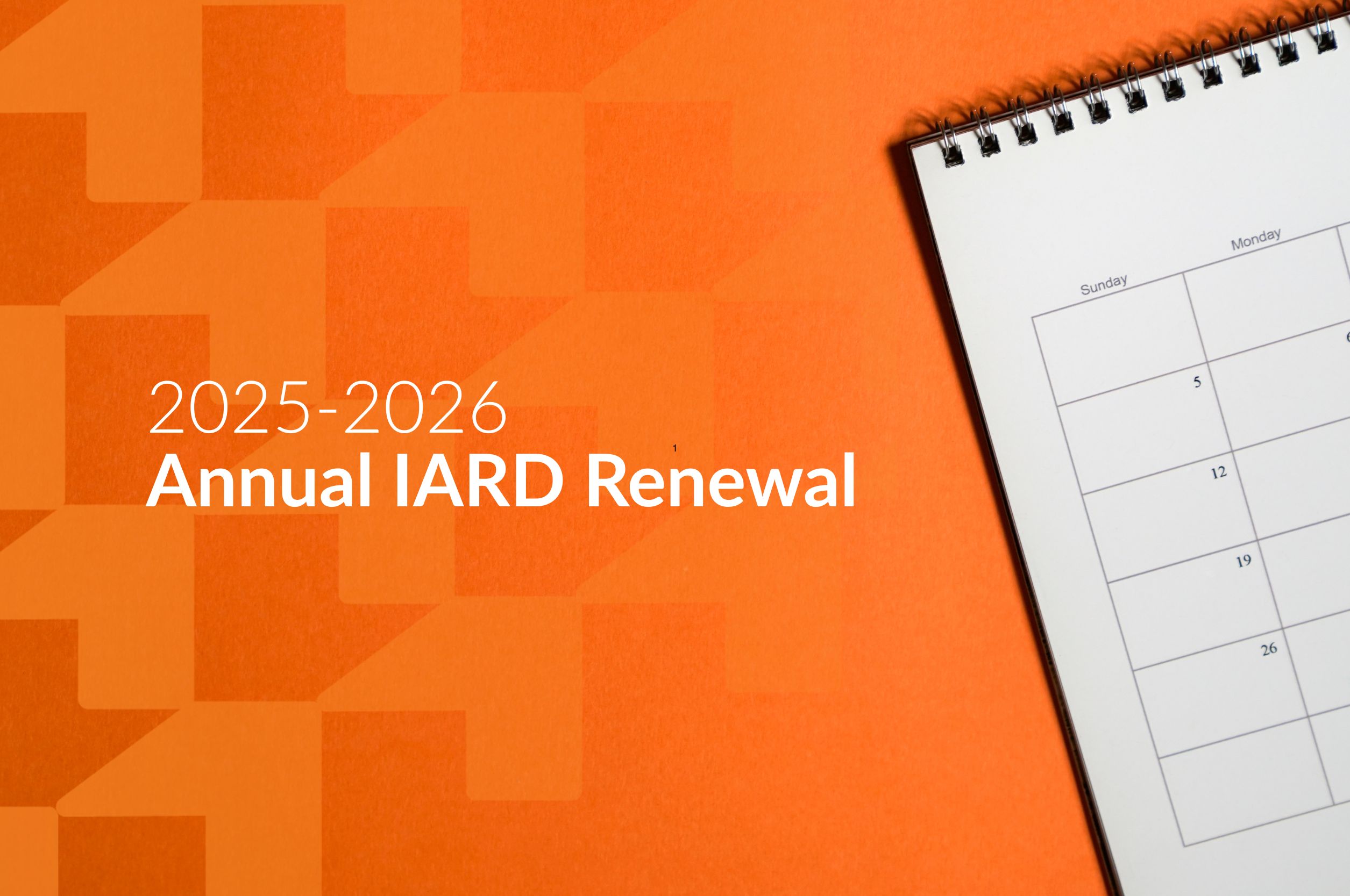 2025 -2026 RIA Annual IARD Renewal